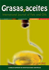 Issue, Grasas y aceites : 67, 3, 2016, CSIC, Consejo Superior de Investigaciones Científicas