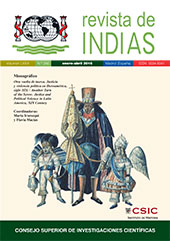 Fascículo, Revista de Indias : LXXVI, 266, 1, 2016, CSIC, Consejo Superior de Investigaciones Científicas