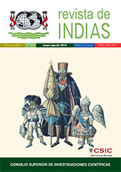 Fascicule, Revista de Indias : LXXVI, 267, 2, 2016, CSIC, Consejo Superior de Investigaciones Científicas