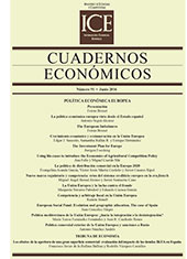 Fascicule, Cuadernos Económicos ICE : Información Comercial Española : 91, 1, 2016, Ministerio de Economía y Competitividad
