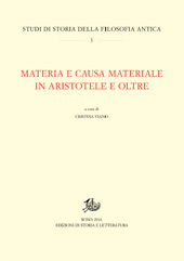 eBook, Materia e causa materiale in Aristotele e oltre, Edizioni di storia e letteratura
