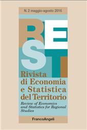 Fascículo, Rivista di economia e statistica del territorio : 2, 2016, Franco Angeli