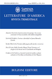 Fascicule, Letterature d'America : rivista trimestrale : XXXVI, 158, 2016, Bulzoni