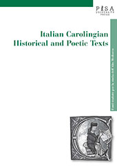 eBook, Italian Carolingian historical and poetic texts, Pisa University Press