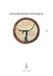 Fascículo, Geographia antiqua : XXV, 2016, L.S. Olschki
