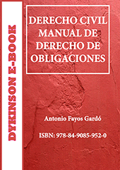 eBook, Derecho civil : manual de derecho de obligaciones, Fayos Gardó, Antonio, Dykinson