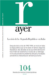 Issue, Ayer : 104, 4, 2016, Marcial Pons Historia