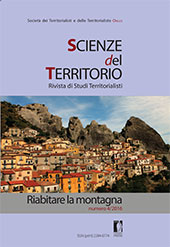Issue, Scienze del Territorio : rivista di Studi Territorialisti : 4, 2016, Firenze University Press
