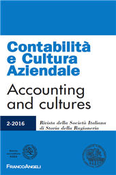 Heft, Contabilità e cultura aziendale : rivista della Società Italiana di Storia della Ragioneria : XVI, 2, 2016, Franco Angeli
