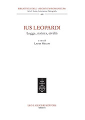 Capítulo, E di giustizia amor : idee leopardiane sulla legge, Leo S. Olschki editore