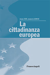 Fascículo, La cittadinanza europea : XIII, 2, 2016, Franco Angeli