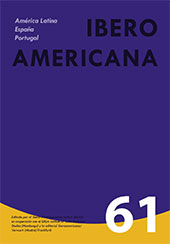 Fascicule, Iberoamericana : América Latina ; España ; Portugal : 61, 1, 2016, Iberoamericana Vervuert