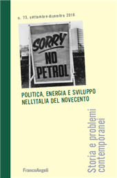 Articolo, Note sulla politica energetica italiana dalla guerra del Kippur a Chernobyl (1973-1986), Franco Angeli