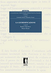 E-book, Studi per i 150 anni dell'unificazione amministrativa italiana : vol. III : la giuridificazione, Firenze University Press