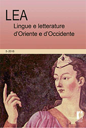 Fascicule, LEA : Lingue e Letterature d'Oriente e d'Occidente : 5, 2016, Firenze University Press