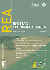 Issue, Rivista di economia agraria : LXXI, 2, 2016, Firenze University Press