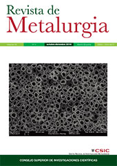 Fascículo, Revista de metalurgia : 52, 4, 2016, CSIC, Consejo Superior de Investigaciones Científicas