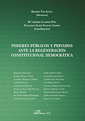 E-book, Poderes públicos y privados ante la regeneración constitucional democrática, Dykinson