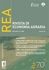 Issue, Rivista di economia agraria : LXXI, 3, 2016, Firenze University Press