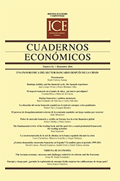 Issue, Cuadernos Económicos ICE : Información Comercial Española : 92, 2, 2016, Ministerio de Economía y Competitividad