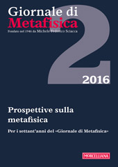 Article, Ripensare la metafisica : 1946-2016, Morcelliana