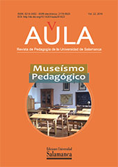 Fascicule, AULA : revista de Pedagogía de la Universidad de Salamanca : 22, 2016, Ediciones Universidad de Salamanca