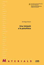 E-book, Una iniciació a la psicofísica, Estaún, Santiago, Universitat Autònoma de Barcelona
