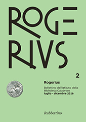 Zeitschrift, Rogerius : bollettino dell'Istituto della Biblioteca Calabrese, Rubbettino