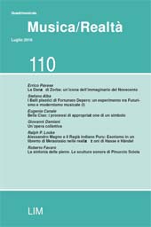 Fascículo, Musica/Realtà : 110, 2, 2016, Libreria musicale italiana