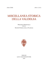 Fascículo, Miscellanea storica della Valdelsa : 331, 2, 2016, L.S. Olschki