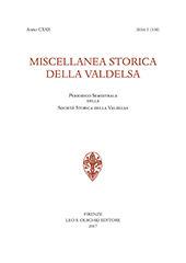 Issue, Miscellanea storica della Valdelsa : 330, 1, 2016, L.S. Olschki