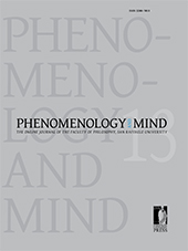 Issue, Phenomenology and Mind : 13, 2, 2017, Firenze University Press