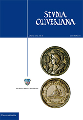 Journal, Studia Oliveriana, Il lavoro editoriale
