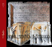 Fascículo, Minima epigraphica et papyrologica : XIX, 21, 2016, "L'Erma" di Bretschneider
