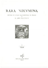 Artículo, Rara Volumina, M. Pacini Fazzi