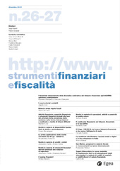 Issue, Strumenti finanziari e fiscalità : 26/27, 5/6, 2016, Egea