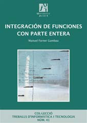 eBook, Integración de funciones con parte entera, Forner Gumbau, Manuel, Universitat Jaume I