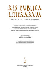 Article, Preface : towards an edition of the fragments of the Roman republican antiquarians, Salerno