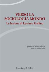 Issue, Quaderni di sociologia : 70/71, 1/2, 2016, Rosenberg & Sellier