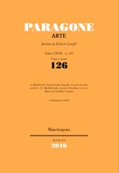 Fascicolo, Paragone : rivista mensile di arte figurativa e letteratura. Arte : LXVII, 126, 2016, Mandragora