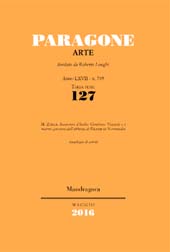 Fascículo, Paragone : rivista mensile di arte figurativa e letteratura. Arte : LXVII, 127, 2016, Mandragora