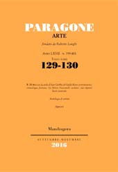 Issue, Paragone : rivista mensile di arte figurativa e letteratura. Arte : LXVII, 129/130, 2016, Mandragora