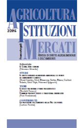 Artikel, Editoriale : il Clima, bene comune, Franco Angeli