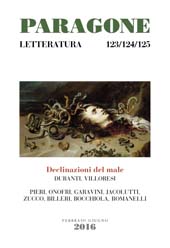 Fascículo, Paragone : rivista mensile di arte figurativa e letteratura. Letteratura : LXVII, 123/124/125, 2016, Mandragora