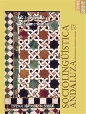 E-book, Sociolingüística andaluza 5 : habla de Sevilla y hablas americanas, Universidad de Sevilla