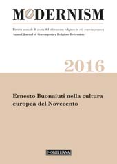 Issue, Modernism : rivista annuale di storia del riformismo religioso in età contemporanea : II, 2016, Morcelliana