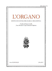 Fascículo, L'Organo : rivista di cultura organaria e organistica : XLVIII/XLVIX, 2016/2017, Pàtron