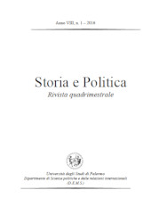 Fascicule, Storia e politica : rivista quadrimestrale : VIII, 1, 2016, Editoriale Scientifica