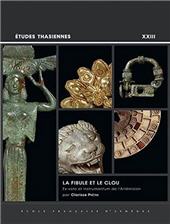 E-book, La fibule et le clou : ex-voto et instrumentum de l'Artémision, École françaie d'Athènes