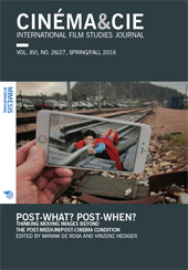 Artículo, Post-what? : Post-when? : A Conversation on the Posts of Post-media and Post-cinema, Mimesis